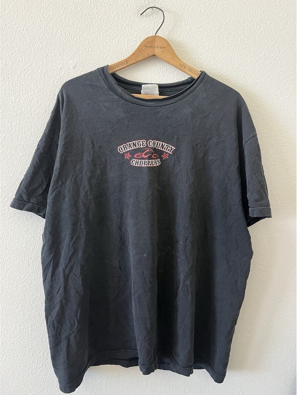 Vintage Orange County Choppers Graphic T-Shirt Black XL